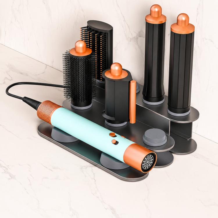 Countertop Styler Holder Carbon Steel Attachment Storage Stand, For Dyson Airwrap HS09, For Dyson Airwrap HS08 / HS05 /HS01
