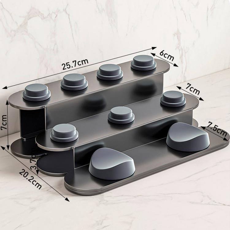 Countertop Styler Holder Carbon Steel Attachment Storage Stand, For Dyson Airwrap HS09, For Dyson Airwrap HS08 / HS05 /HS01