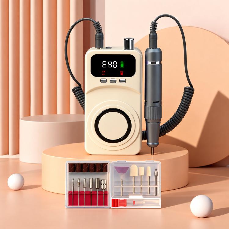40000RPM Electric Nail Drill Machine Rechargeable Efile with UV Light 40 Speed Levels, 12 Bits Purple+Pink, 12 Bits Purple+Silver, 12 Bits Purple+Grey, 12 Bits Beige+Pink, 12 Bits Beige+Silver, 12 Bits Beige+Grey, 6 Bits Purple+Pink, 6 Bits Purple+Silv...