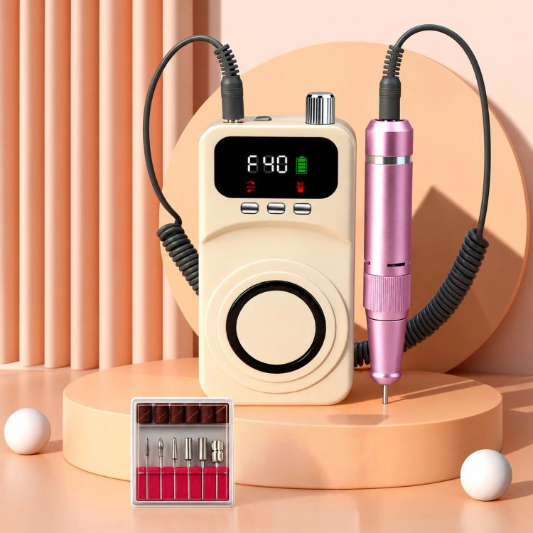 40000RPM Electric Nail Drill Machine Rechargeable Efile with UV Light 40 Speed Levels, 12 Bits Purple+Pink, 12 Bits Purple+Silver, 12 Bits Purple+Grey, 12 Bits Beige+Pink, 12 Bits Beige+Silver, 12 Bits Beige+Grey, 6 Bits Purple+Pink, 6 Bits Purple+Silv...