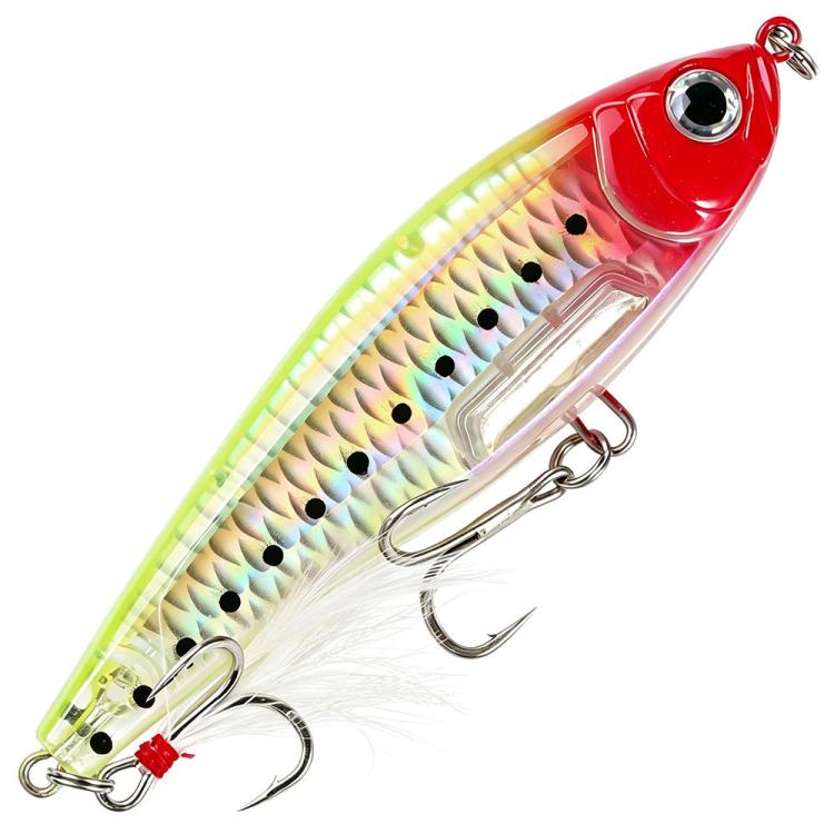 HENGJIA PE049 Sinking Pencil Fishing Lures Long Casting Hard Artificial Baits With Feather Treble Hooks