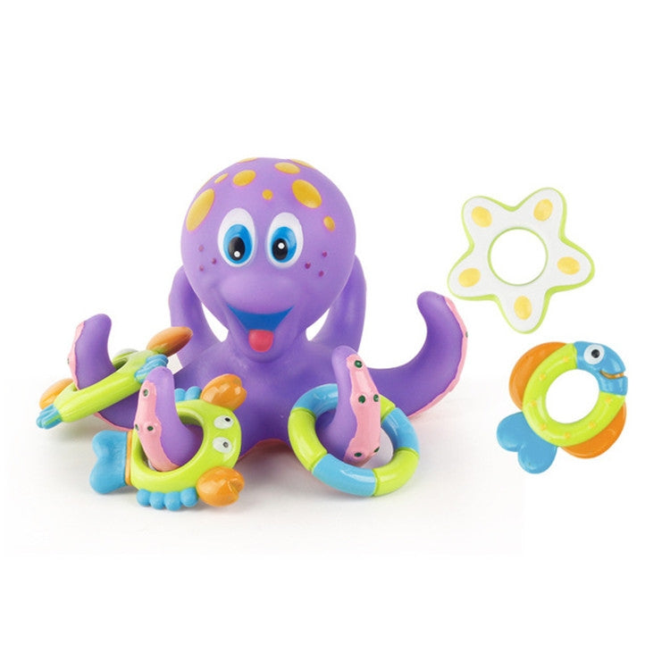 Octopus Throwing Circle Small Octopus Children Bathing Water Toy