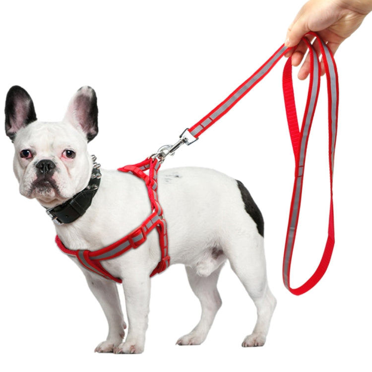 Small Medium Dogs Nylon Reflective Dog Leash Lead Set, S, M