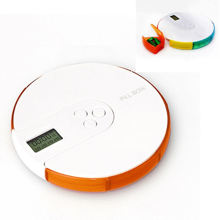 One Week Portable Timing Smart Pill Boxes Elder Reminding Electronic Medicine Box