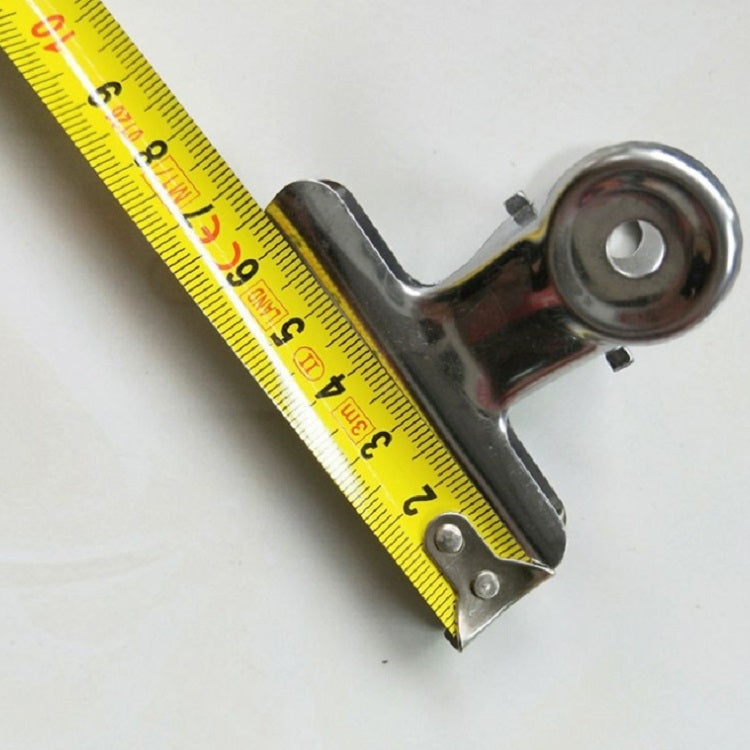 20 PCS Stainless Steel Round Head Clip Paper Clip Office Folder Refrigerator Wall Memo Clip, Wall Memo Clip