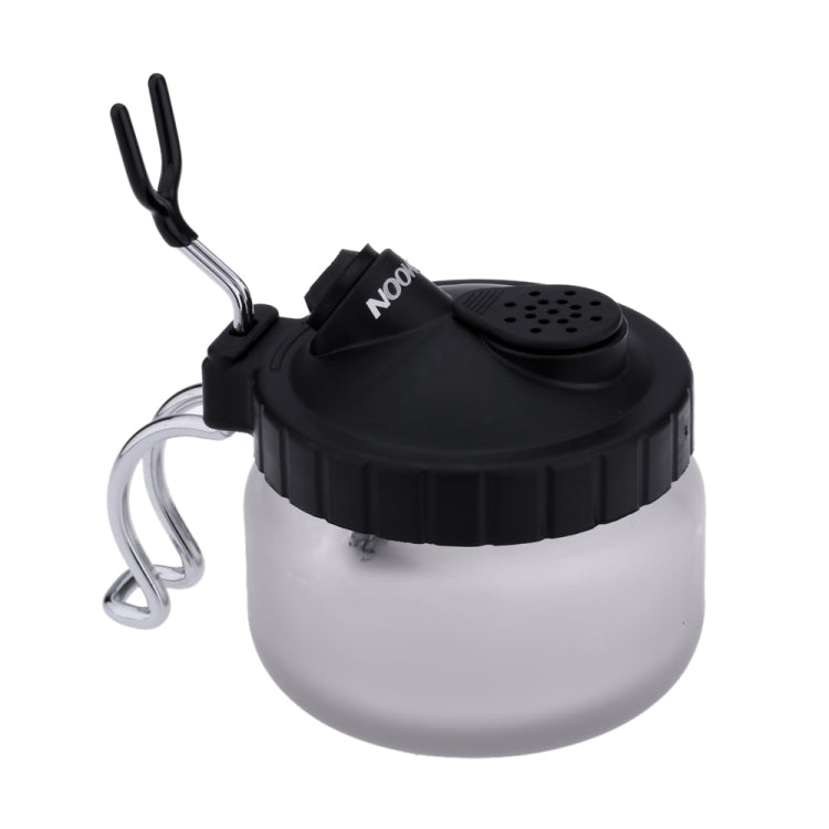 Multi-function Airbrush Cleaning Pot Model Air Pump Spray Paint Coloring Tool Waste Collection Bottle Pen Holder, 304ml Air Pump Spray Paint Bottle