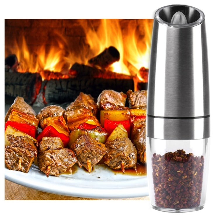 Automatic Electric Pepper Grinder Salt Mill with LED Light, Automatic Electric Pepper Grinder
