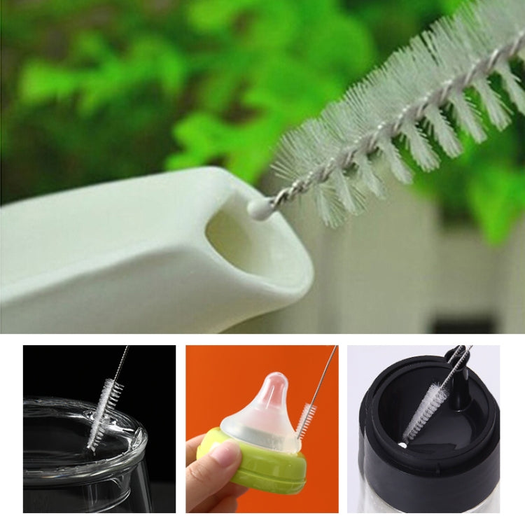 2 PCS Stainless Steel Wash Pipe Straw Brush Cleaner, Pipe Straw Brush