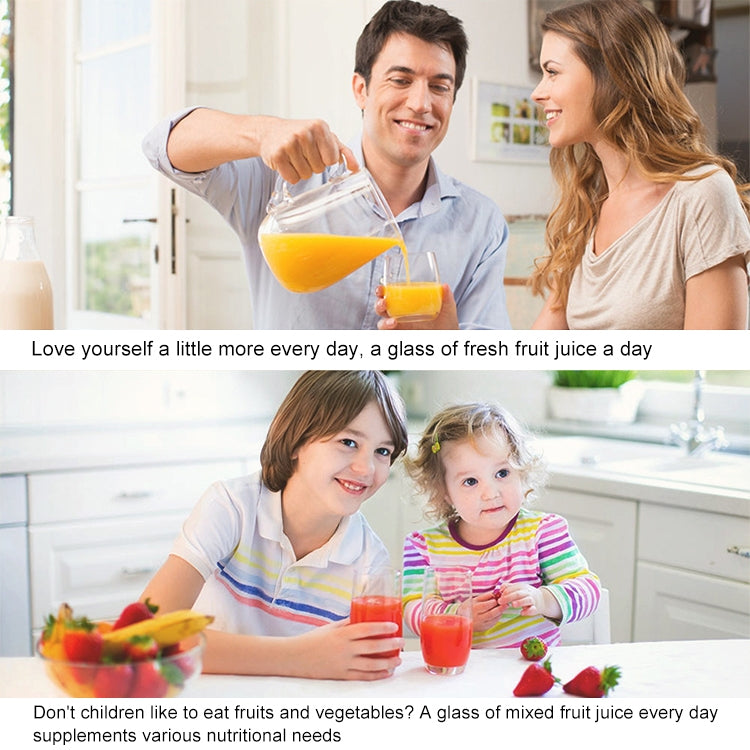 500ml Mini Portable Electric Juicer Cup USB Rechargeable Juicer Blender Maker Shaker Squeezers Fruit Orange Juice Extractor, 4 Blade Head Blue, 4 Blade Head Green, 4 Blade Head Pink