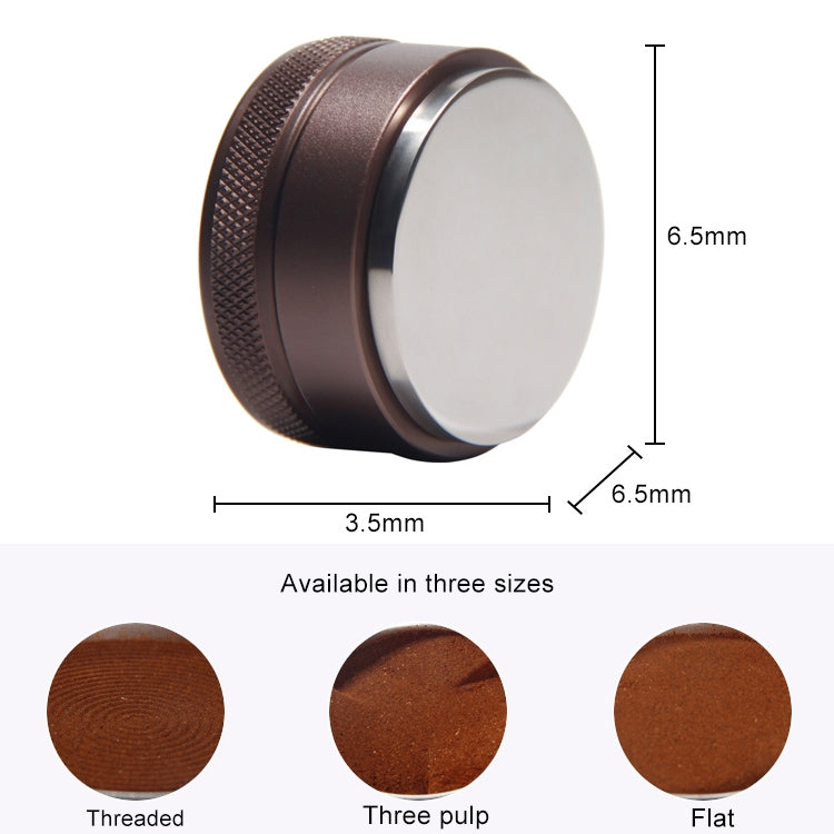 Macaron Stainless Steel Coffee Powder Flat Powder Filling Device, Flat, Three Pulp, Thread