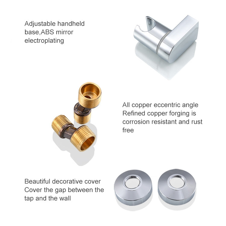 Copper Simple Two-speed Shower Set, Two-speed Shower Set