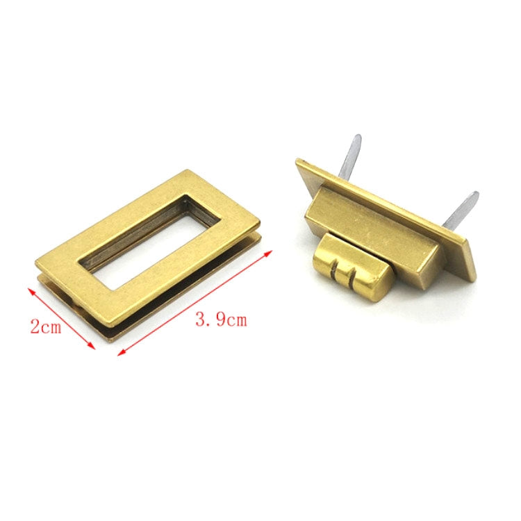 Handbag Hardware Accessories Gilt Metal Lock