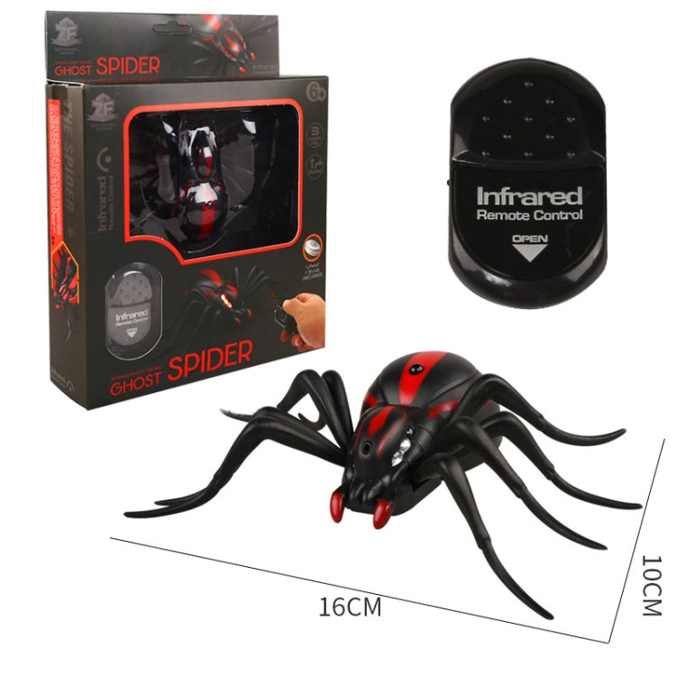 Tricky Funny Toy Infrared Remote Control Scary Creepy Spider, Size: 16*10cm, Spider1