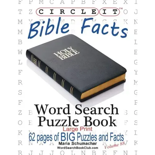 Circle It, Bible Facts, Large Print, Word Search, Puzzle Book