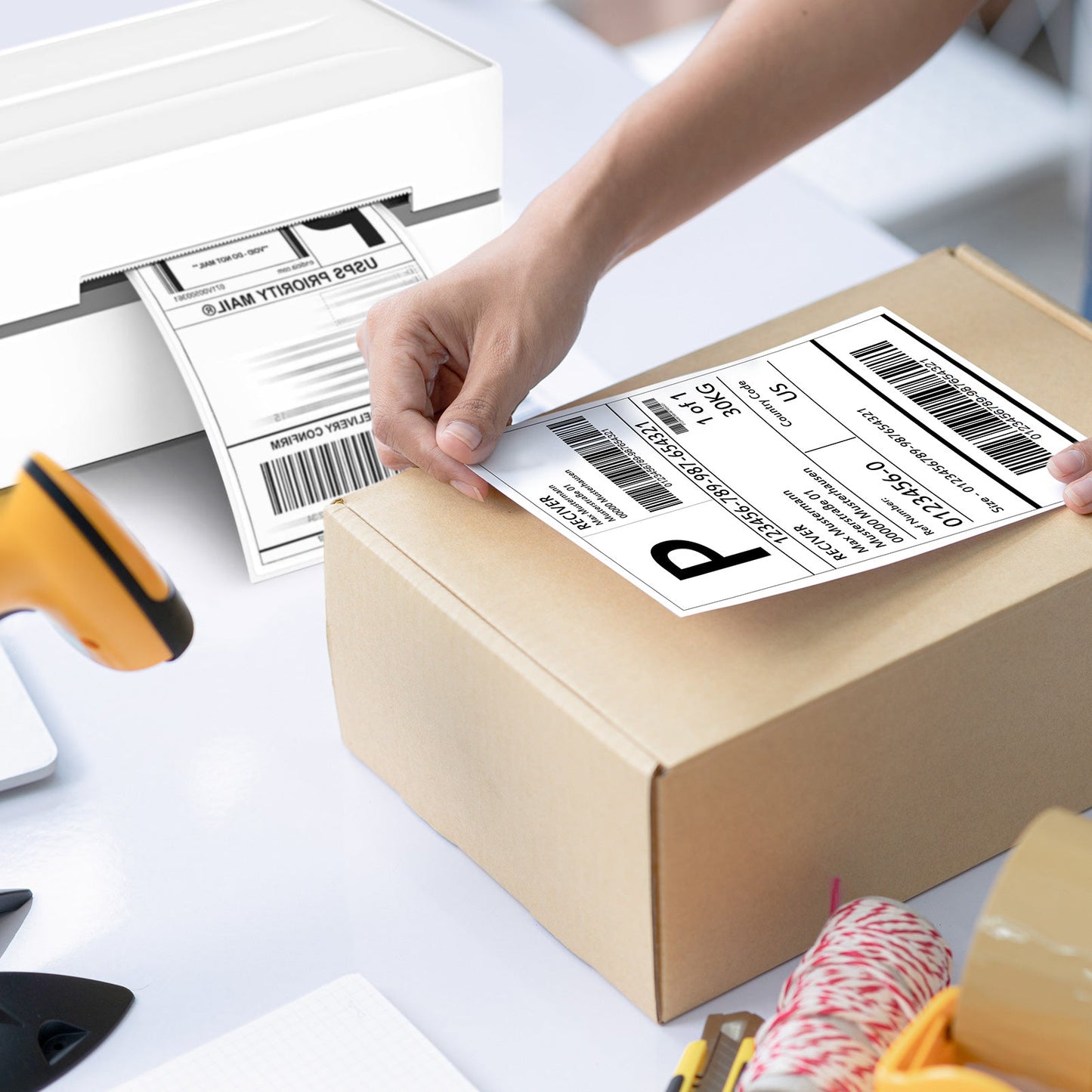 4x6 Direct Thermal Shipping Labels Paper | White