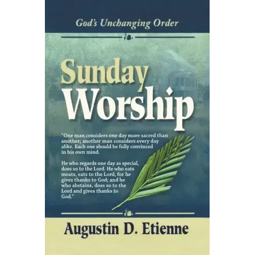 Sunday Worship: God's Unchanging Order