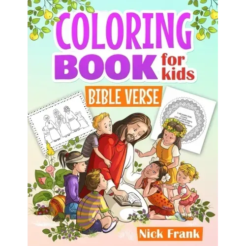 Bible Verse Coloring Books for Kids: Inspiring Verses with Animals and Figures for Children, Girls, and Boys. Activity Book Perfect Gift