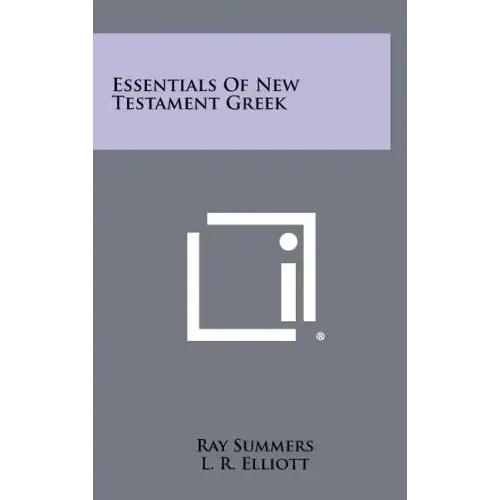 Essentials Of New Testament Greek