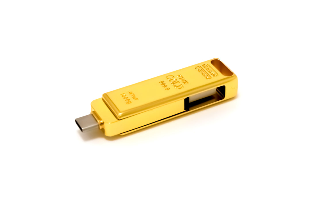 Gold Bar USB 3.1 Flash Drive