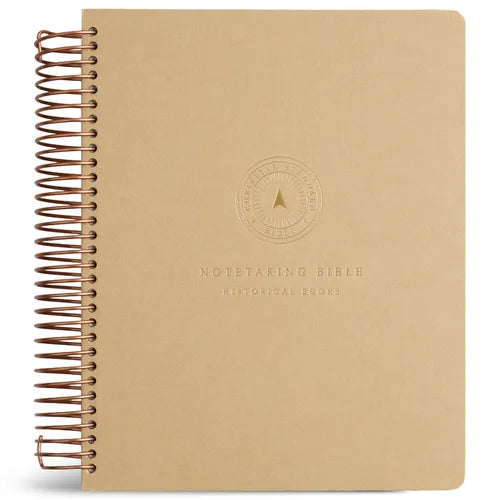 CSB Spiral-Bound Notetaking Bible, Easy-To-Read Optimal Type, Historical Books