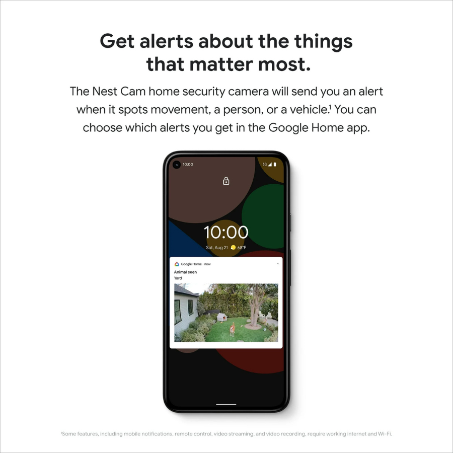 Google Nest Cam 2-Pack (GA01894-US) Outdoor or Indoor - Snow (NEW)