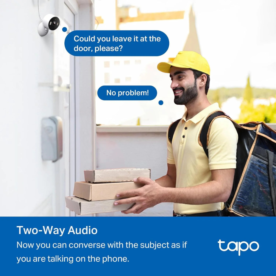 TP-Link Tapo (TCW61) Indoor/Outdoor HD Security Camera White (NEW)