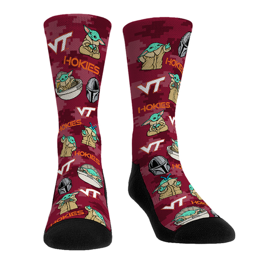 Virginia Tech Hokies - Star Wars  - Grogu All-Over