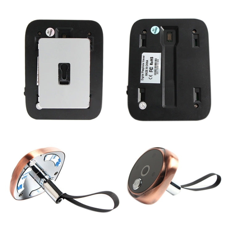 M530 3.0 inch TFT Display 3.0MP Camera Video Digital Door Viewer, Support TF Card (32GB Max) & Infrared Night Vision (White)