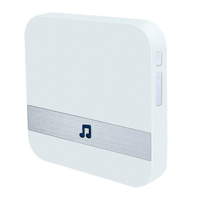 B10 52 Chimes 110dB Doorbell Receiver Low Power Consumption Home Door Tools, EU Plug, AC 90-260V (White)