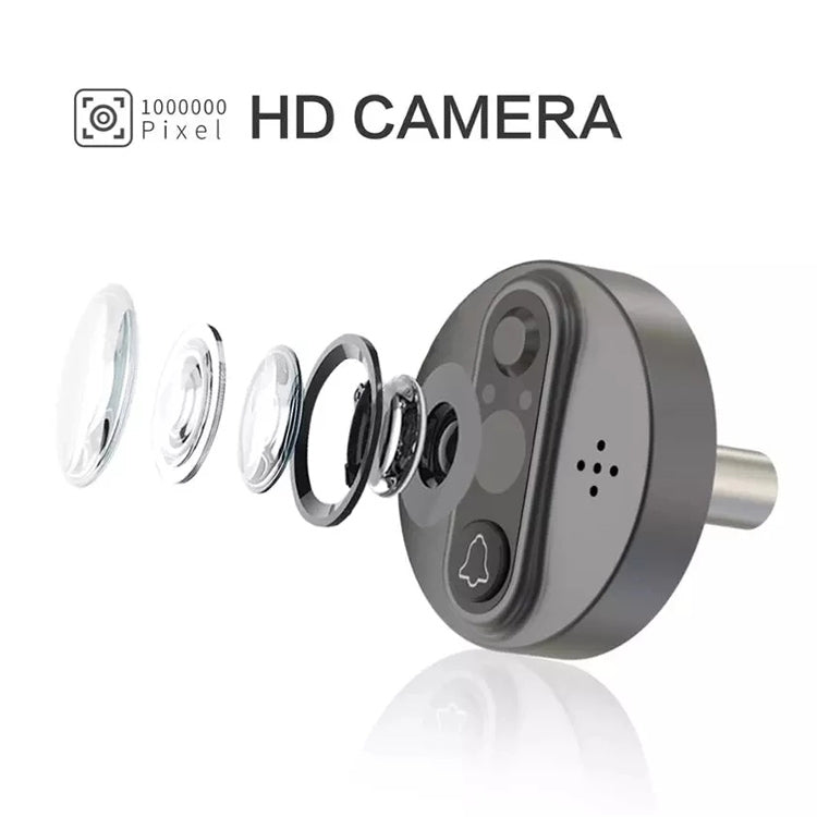 R9 4.3 inch WiFi Smart Video Visual Electronic Peephole Doorbell (Black)