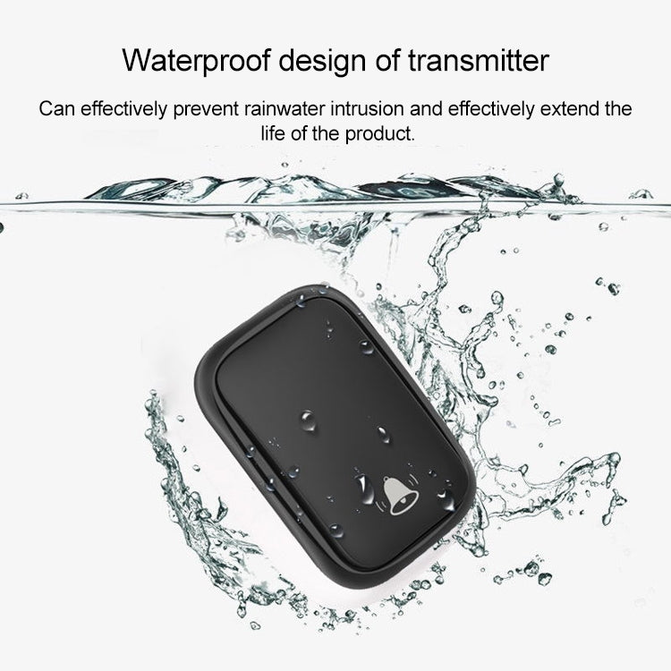 CACAZI FA88 Self-Powered Smart Home Wireless Doorbell, US Plug(Black)