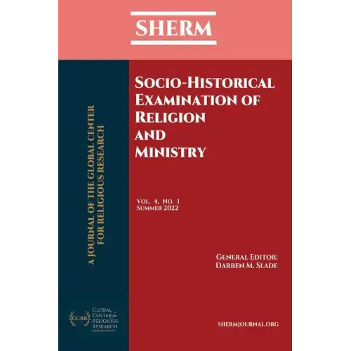 SHERM Journal Vol. 4, No. 1: A Journal of the Global Center for Religious Research