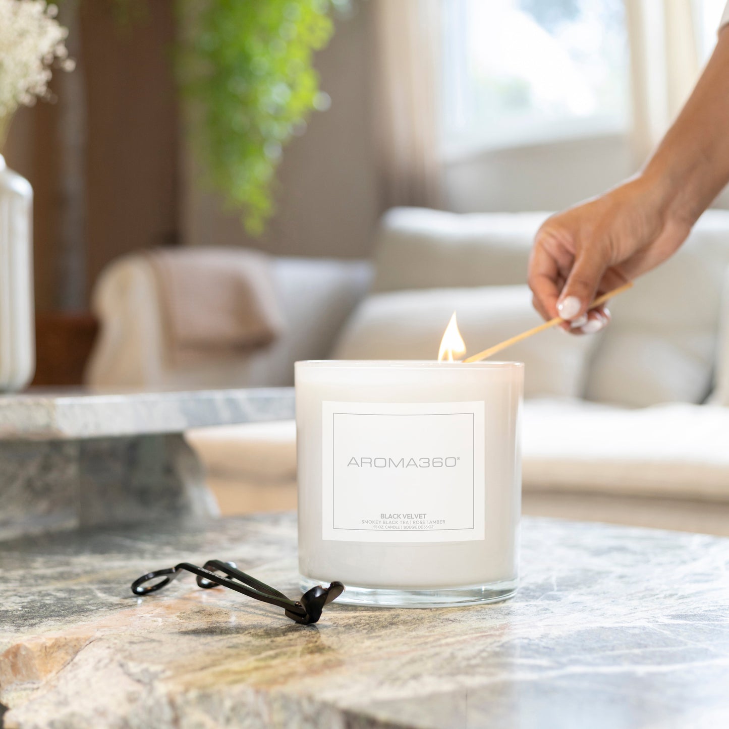 Black Velvet 4-Wick Candle