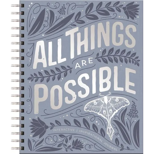 All Things Are Possible: Interactive Inspirational Journal (a 100-Day Devotional Journey) - The Perfect Mother's Day Gift for Christian Moms