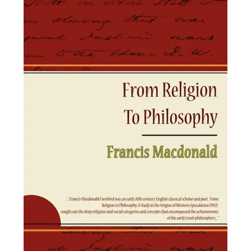 From Religion To Philosophy