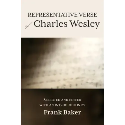 Representative Verse of Charles Wesley