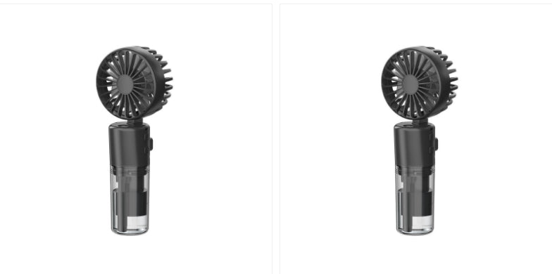 Portable Handheld Spray Fan 4-Speed Water Spray Mist Fan Summer Cooling Artifact USB Charging Summer Supplies Outdoor Mini Fan