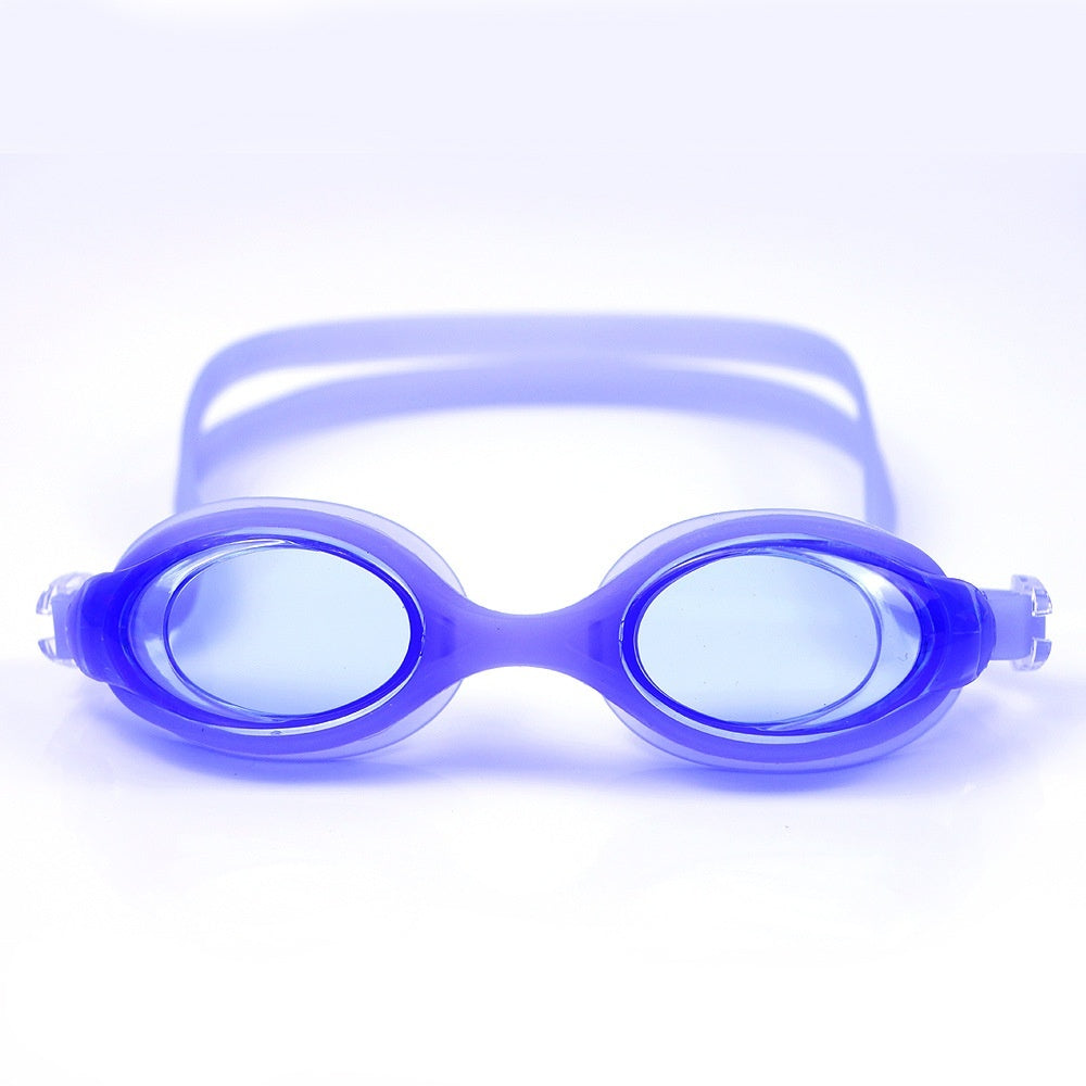 Plain Light Swimming Glasses HD Anti-fog Waterproof Professional Comfortable Big Frame Not Tight