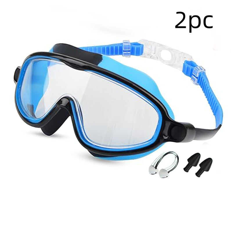 Children's Swimming Goggles HD Waterproof Anti-fog Large Frame Swimming Goggles