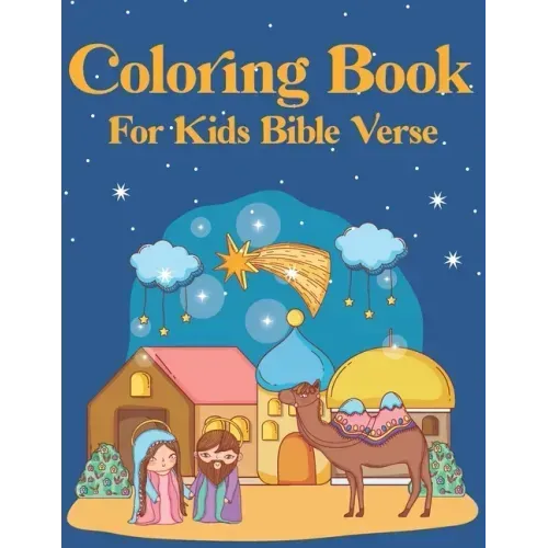 Coloring Book for kids Bible Verse: Christian Coloring Book for Children with Inspiring Bible Verse (volume 4)