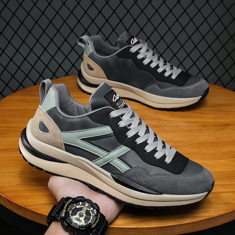 New Arrival Men's Shoes, Autumn & Winter Trendy Soft Sole Casual Cortez Shoes, Retro Versatile Thick Platform Dad Shoes For Men