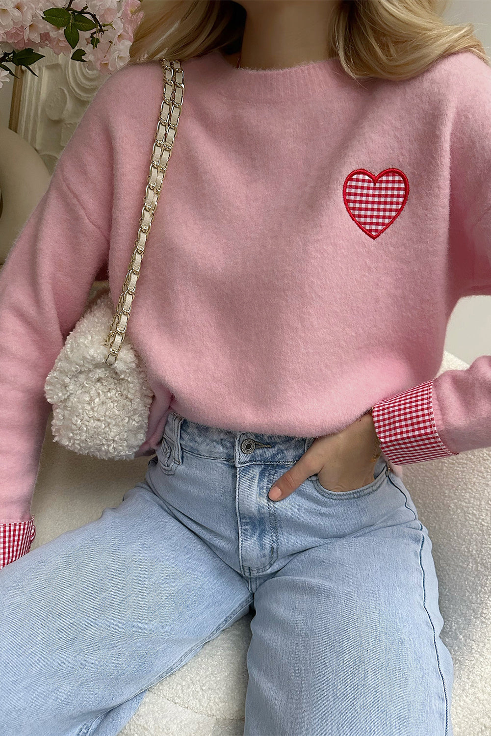 Goldie Cuffed Drop Shoulder Sweater