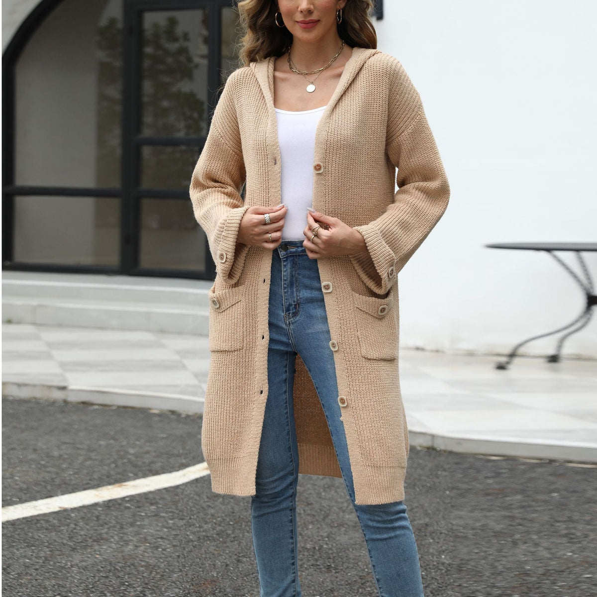 Autumn And Winter Clothing Loose Solid Color Sweater
