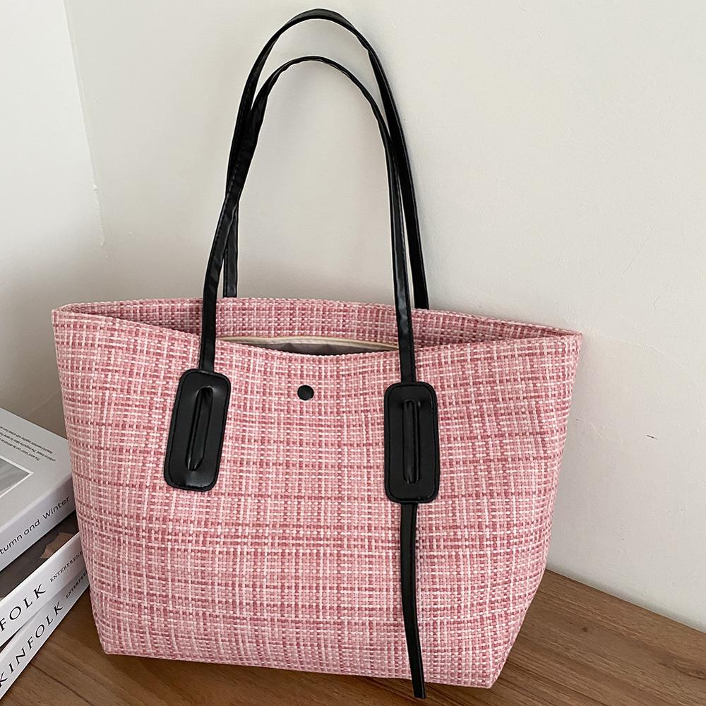 New Women Bag Totes Weave Braided Women's Handbags Luxury Lady Hand Bags Purse Pocket Women Large Capacity Shopping Tote Sac