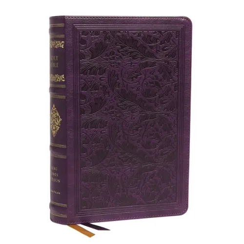Kjv, Sovereign Collection Bible, Personal Size, Leathersoft, Purple, Thumb Indexed, Red Letter Edition, Comfort Print: Holy Bible, King James Version