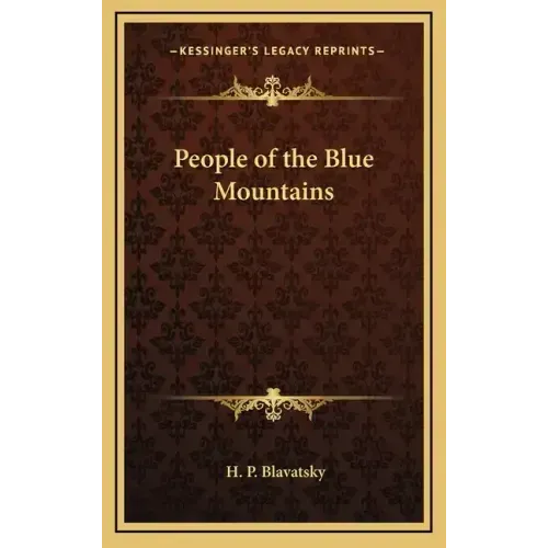 People of the Blue Mountains