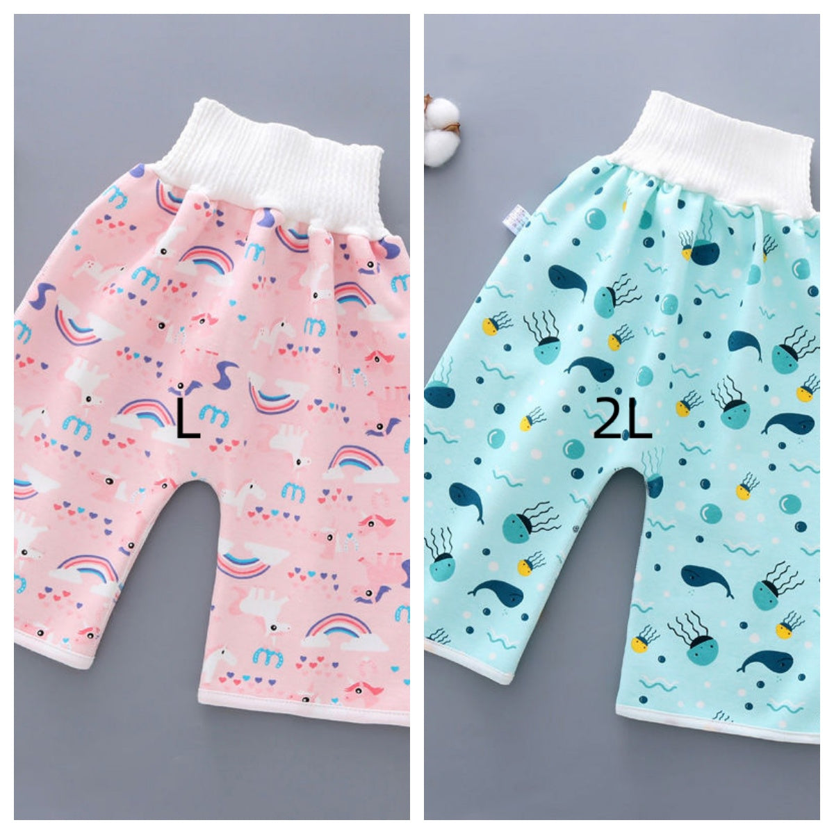 Baby leak-proof bed wetting skirt