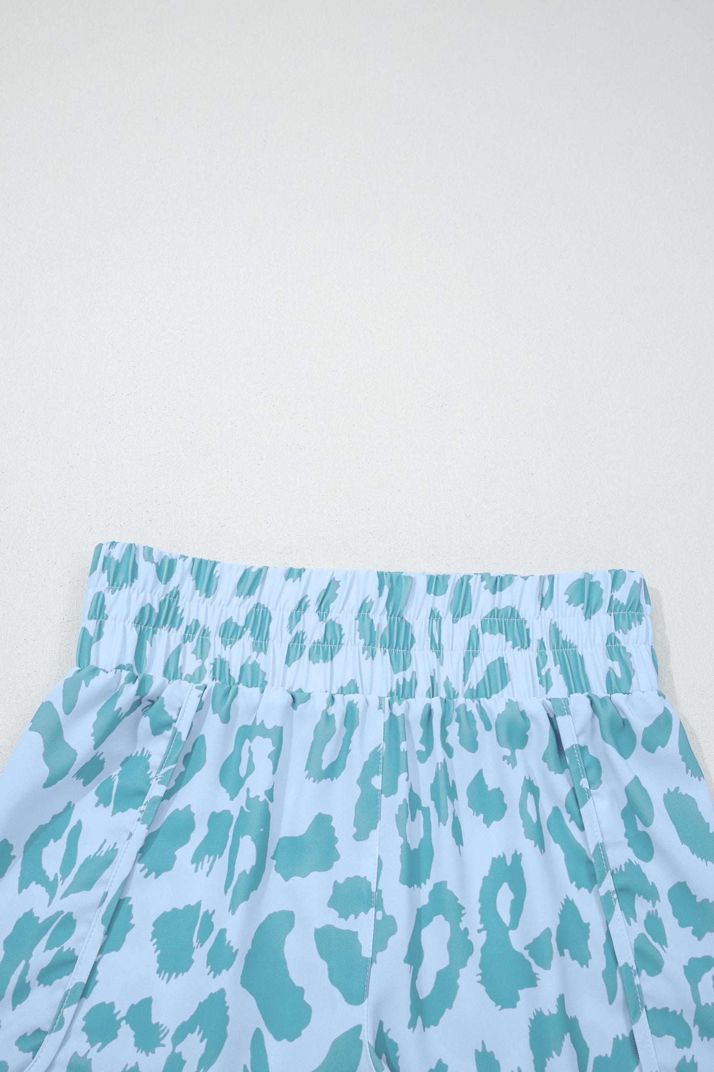 Leopard High Waist Athletic Shorts