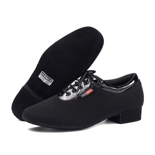 Wupamo Mens Modern Dance Shoes For Waltz, Tango, And Ballroom Dancing Indoor Soft-soled Shoes In Larger Sizes