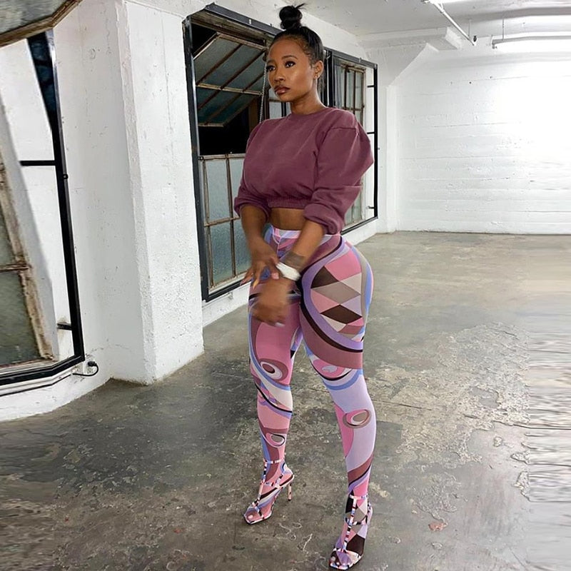 EtherealBe Aesthetic Patterned Leggings for Women